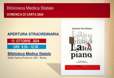 cover Domenica di Carta 2024 - APERTURA STRAORDINARIA Domenica 13 ottobre 2024 ore 9.30-12.30